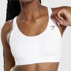 Gymshark white sport bra